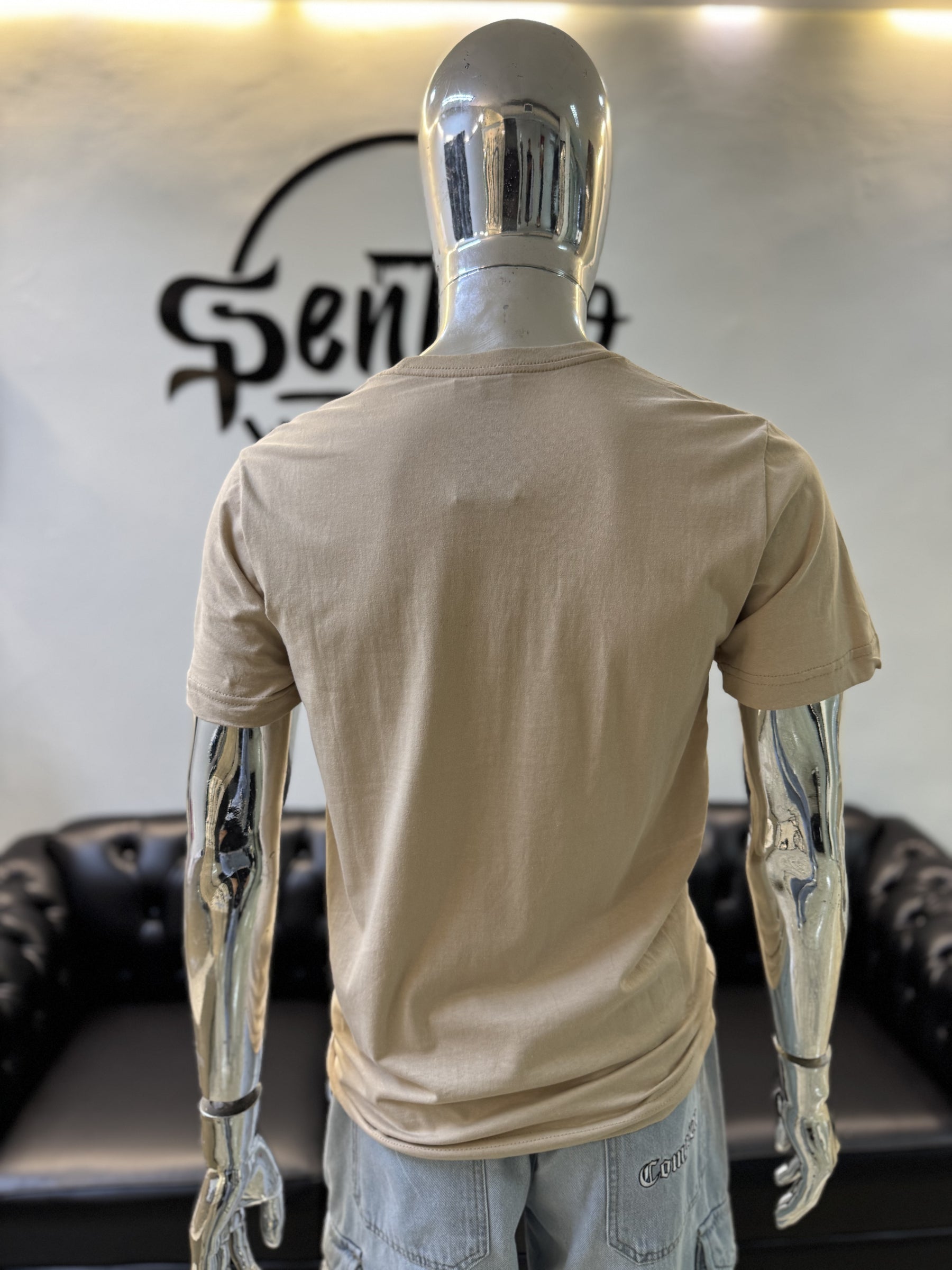 Camisa Masculina SB Lisa- Bege