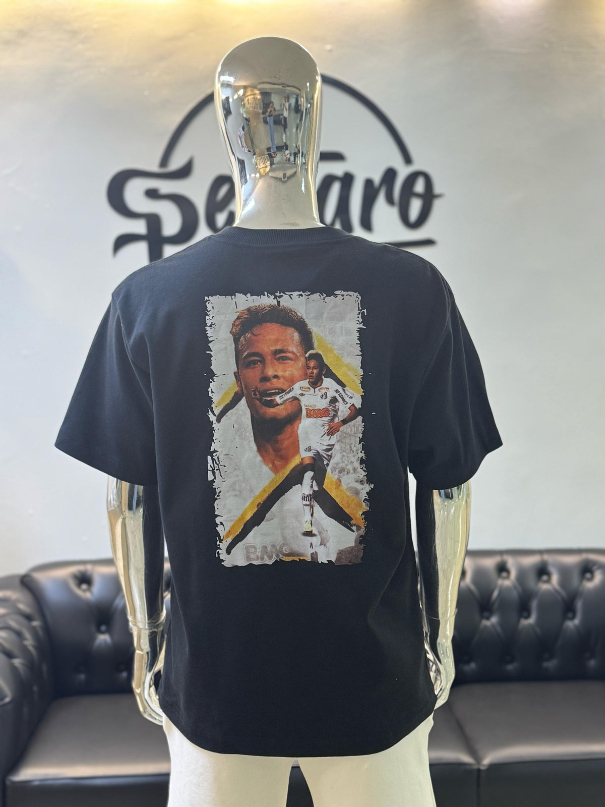 Camisa Oversized Masculina NEY JR- Preta