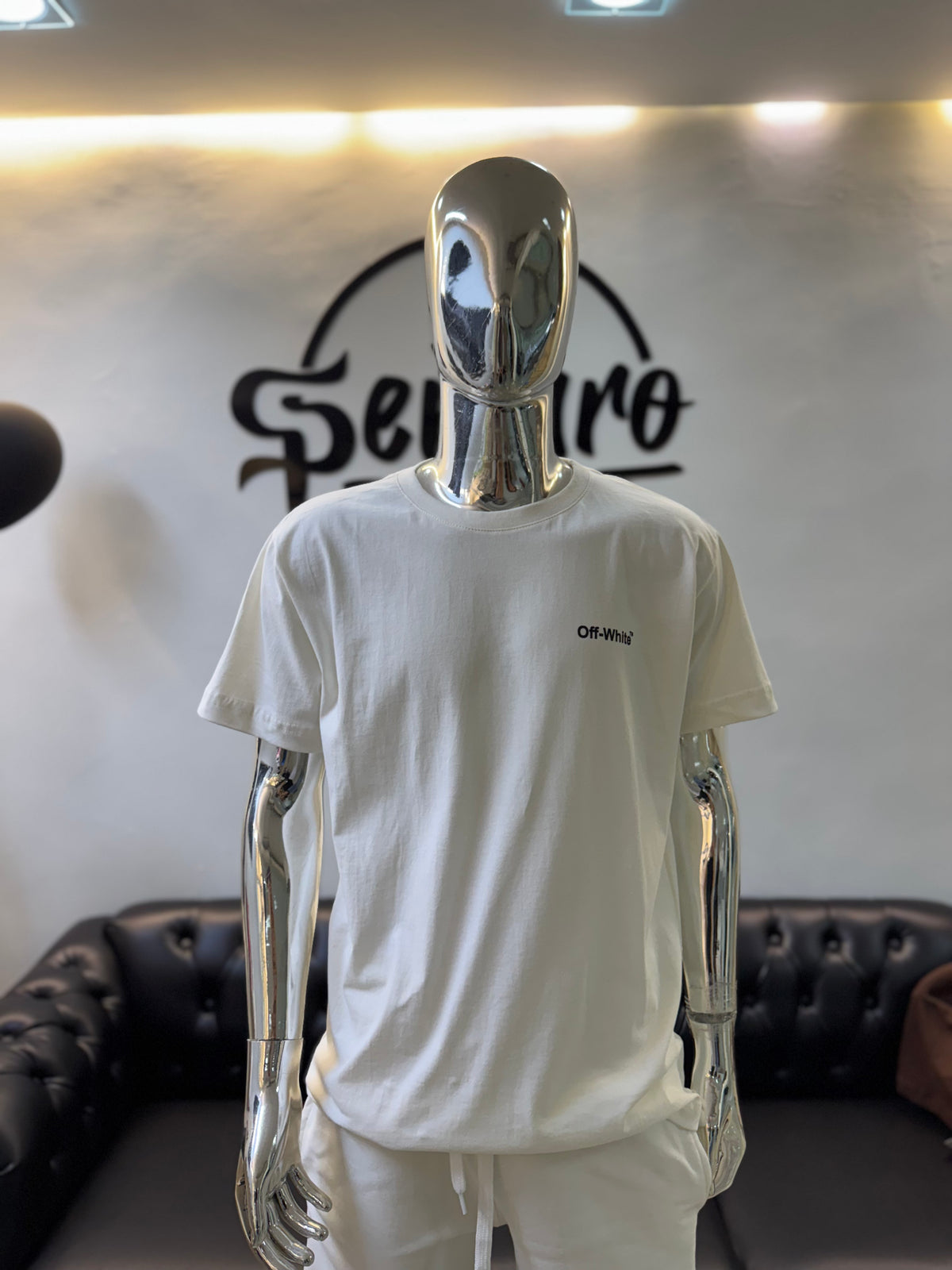 Camisa Masculina Off White- Branco