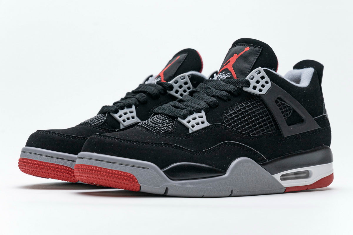 JORDAN 4 Premium | Preto Vermelho