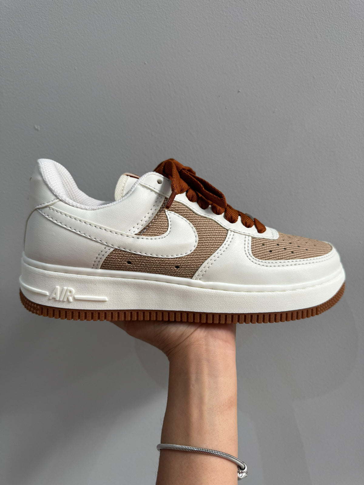 AF1 |  Knit Caramelo