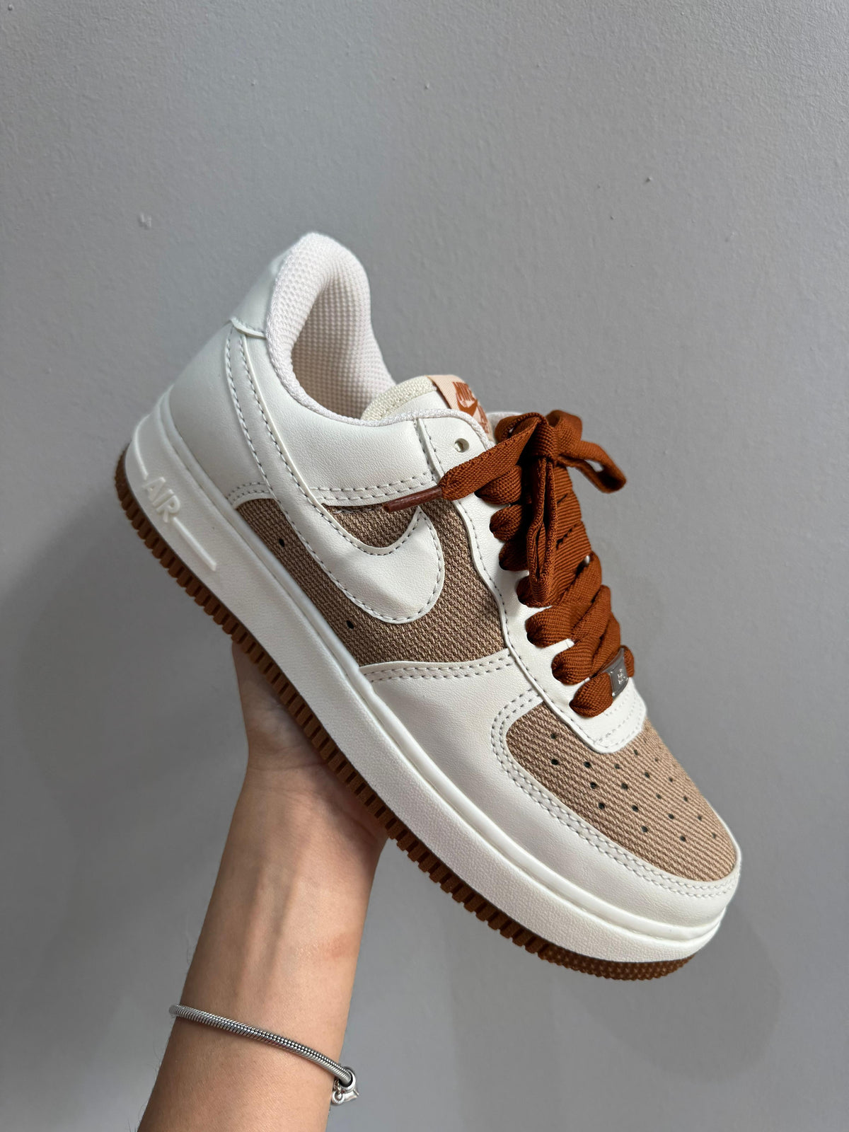 AF1 |  Knit Caramelo